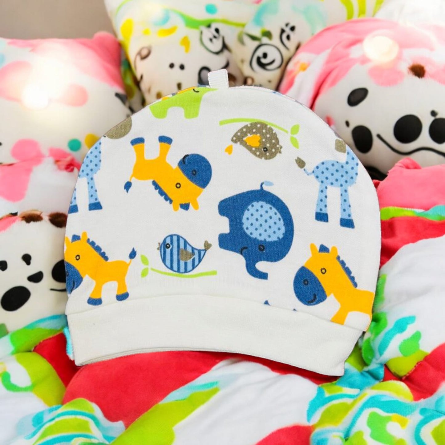 BABY CAP/HAT FOR NEWBORN KIDS (SET OF 3)