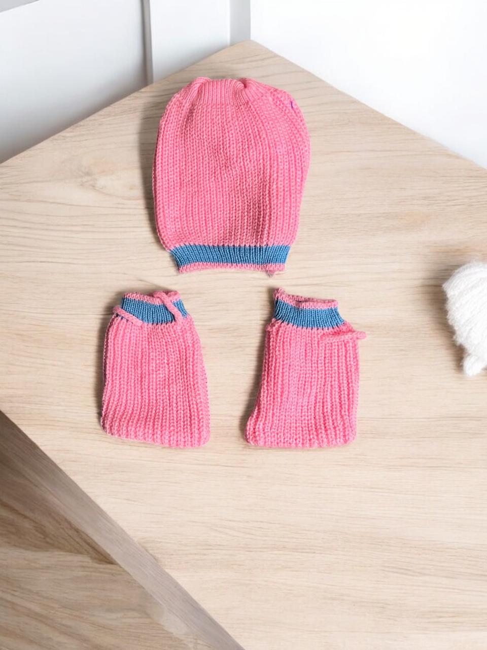Woolen Sweater Pink For Kids, Colourful And Rich In Look