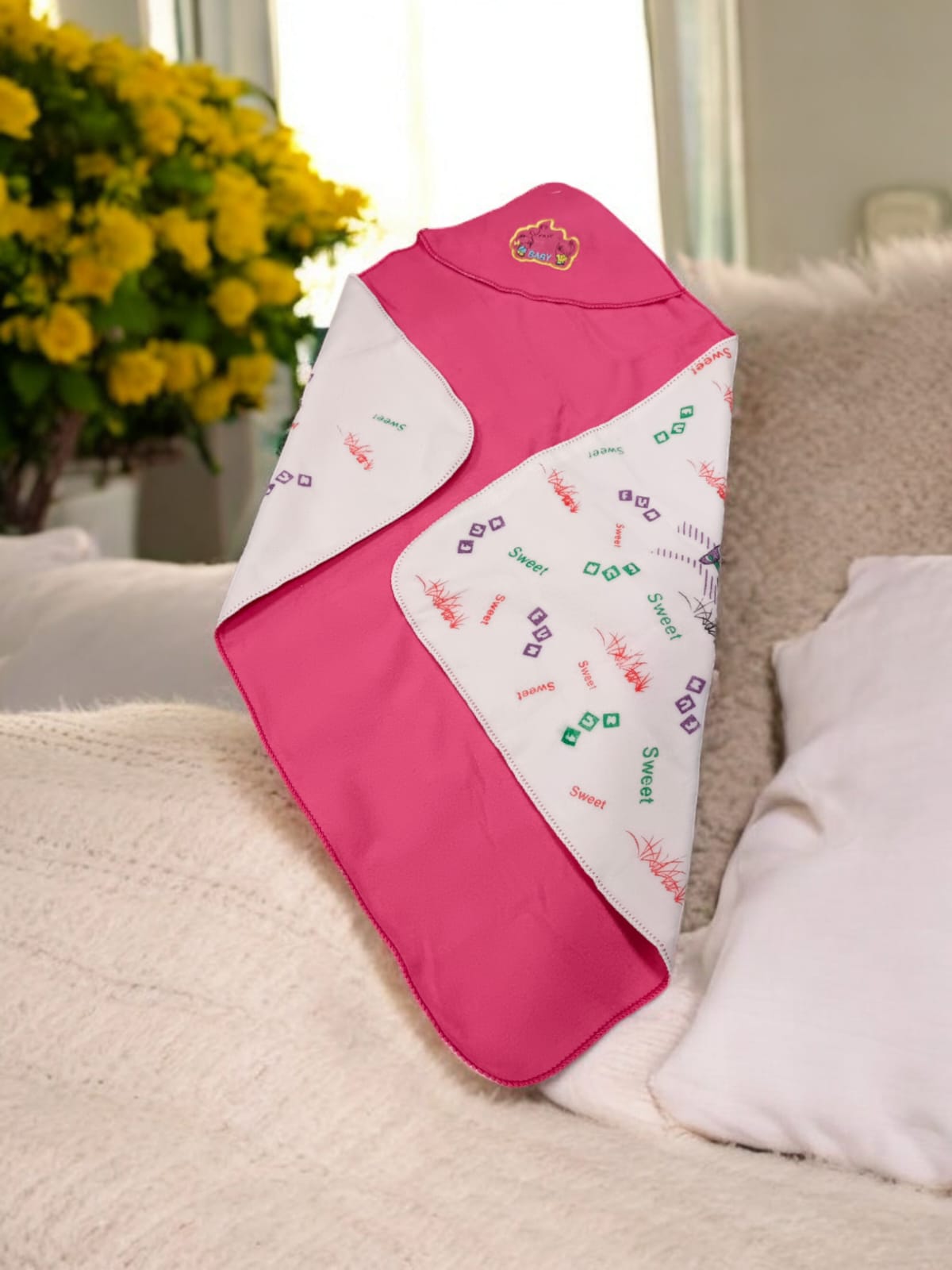 BABY SWADDLE WRAP FOR NEWBORN AND INFANTS (HIGH QUALITY)