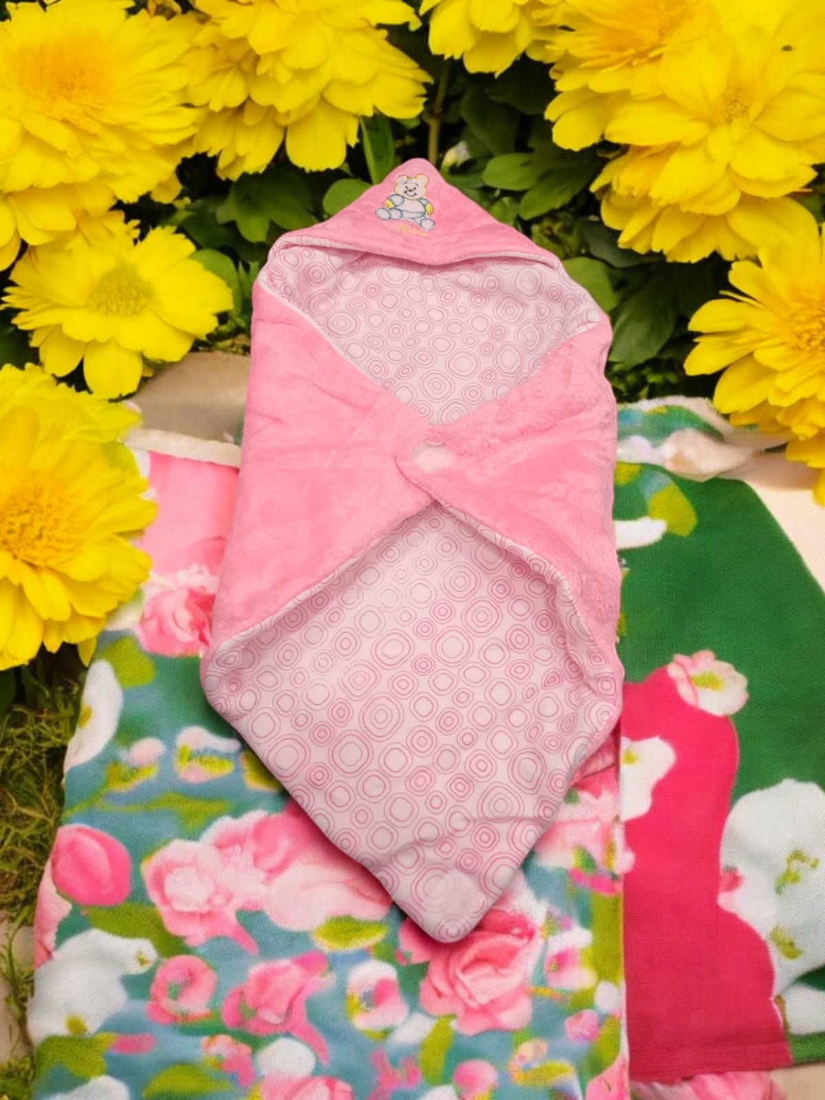 Swaddle Pink Baby Wrap For Newborn And Infants (High Quality)