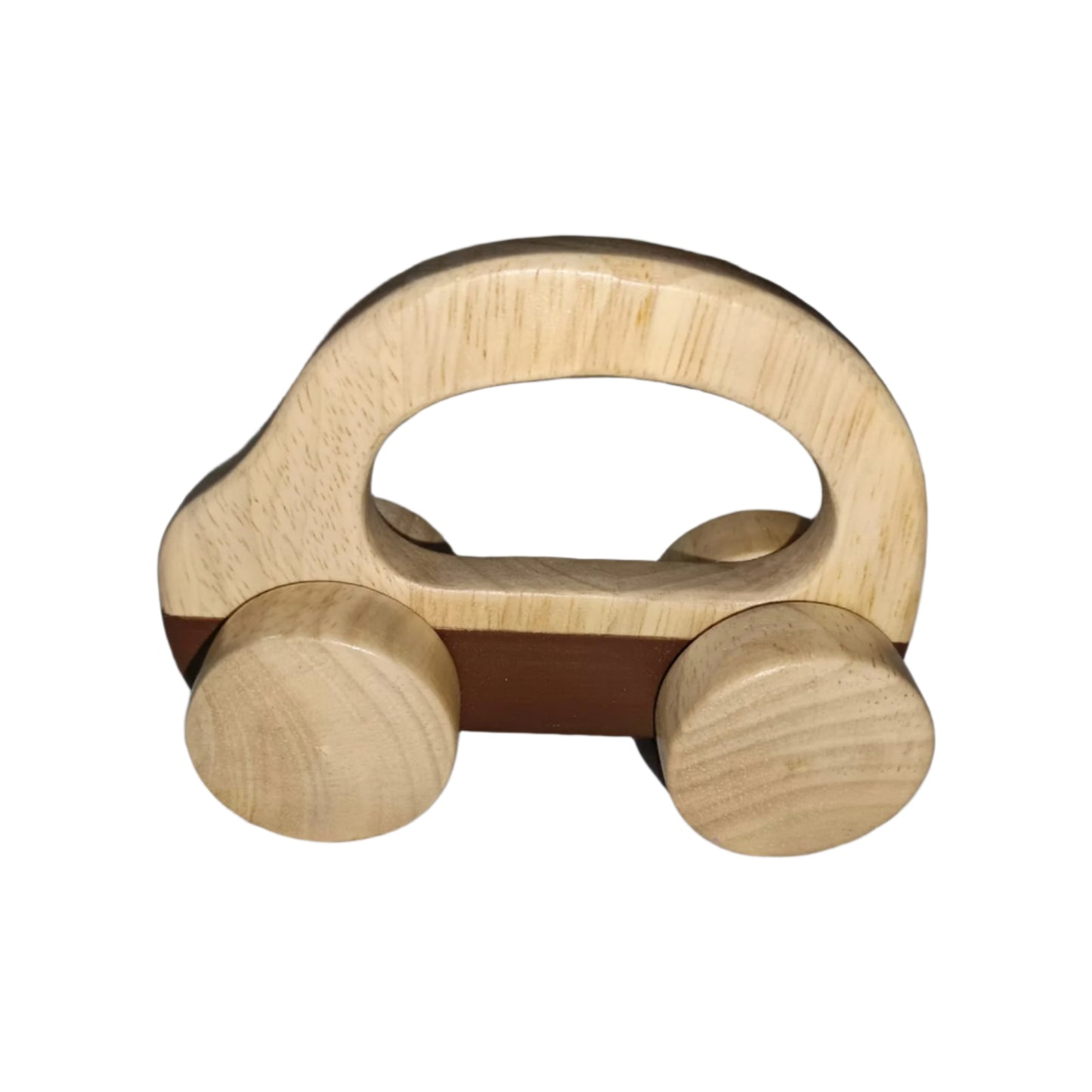Wooden Wheeled Car Toy | Montessori Push & Pull Vehicle for Kids