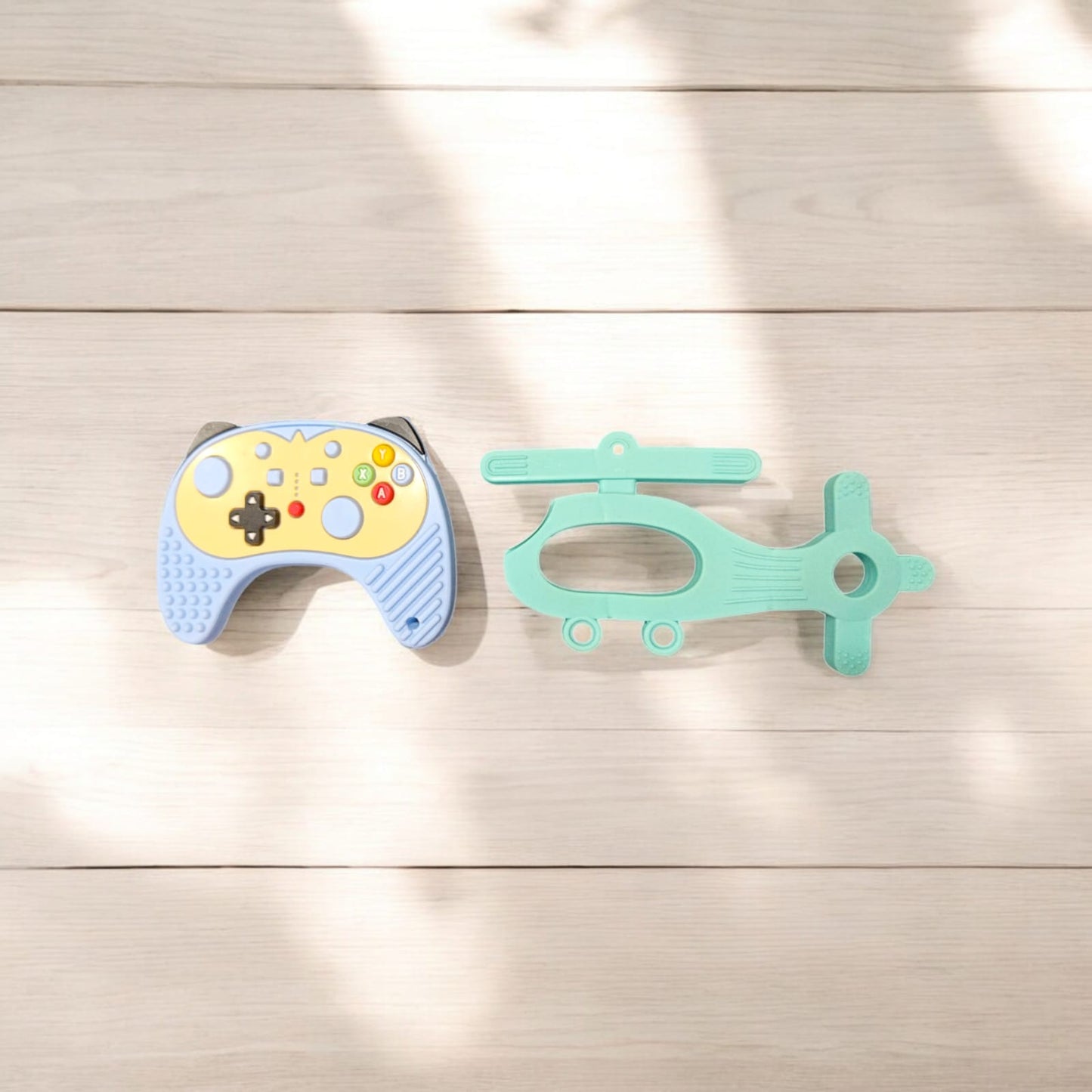 Silicone Teethers Helicopter-remote Shape