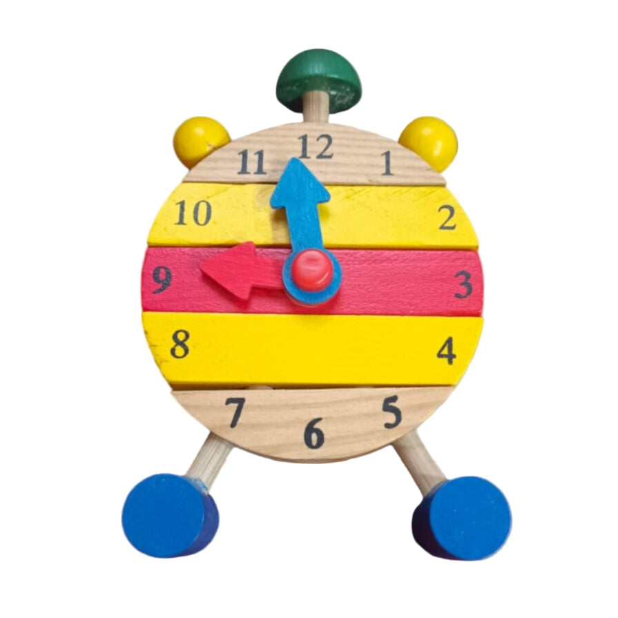 Wooden Toy Combo (Dog, Fish, Educational Clock)