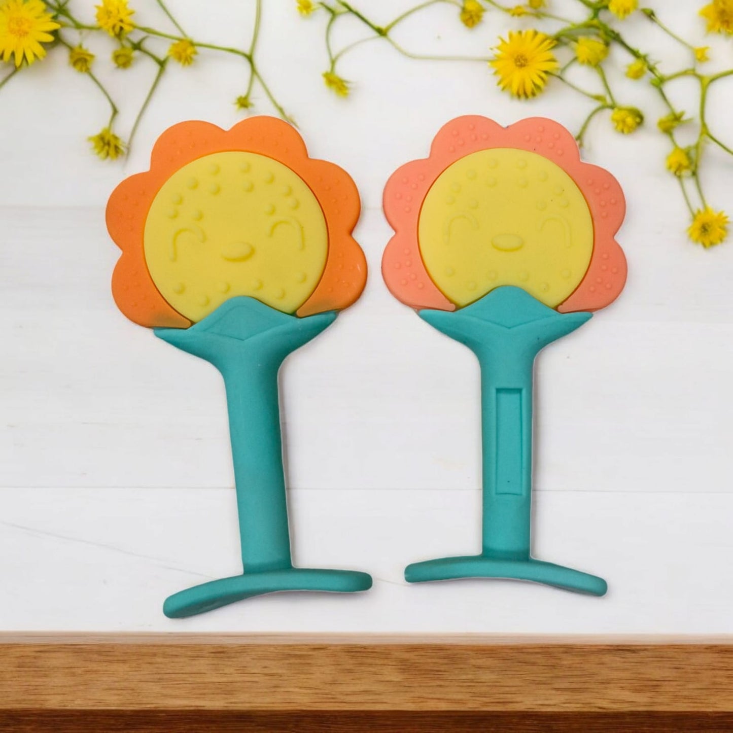 Silicone Teether Sunflower Shape