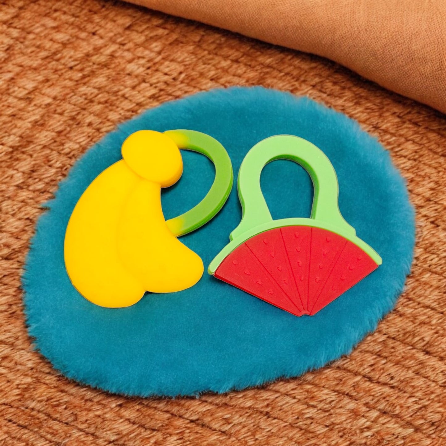 Silicone Teethers Banana Watermelon
