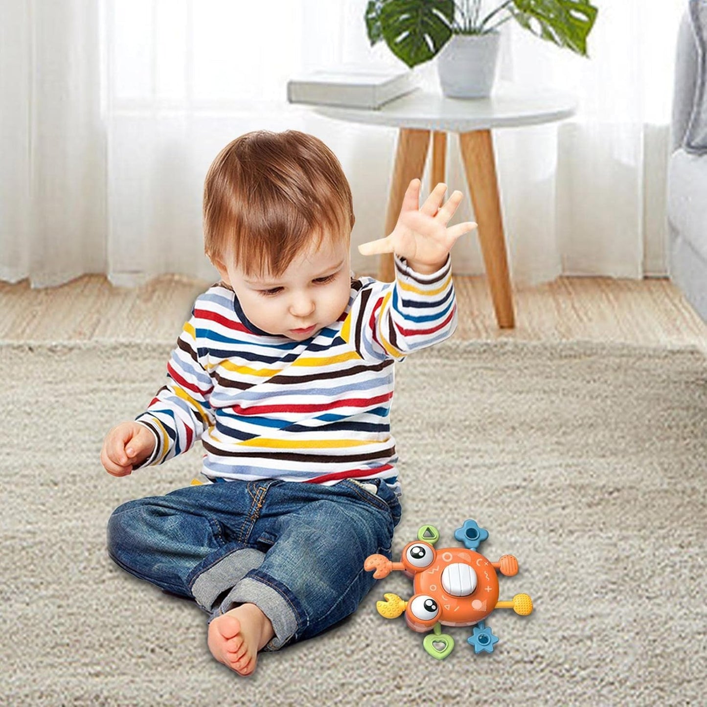 Colorful Crab Baby Rattle (0 Months+)