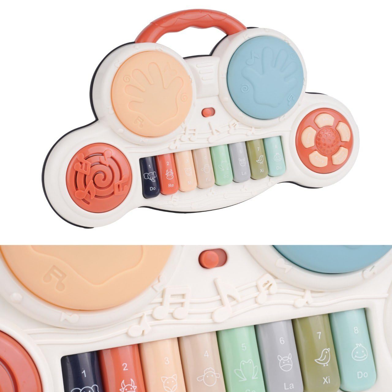 Baby Piano Toy with Music & Lights