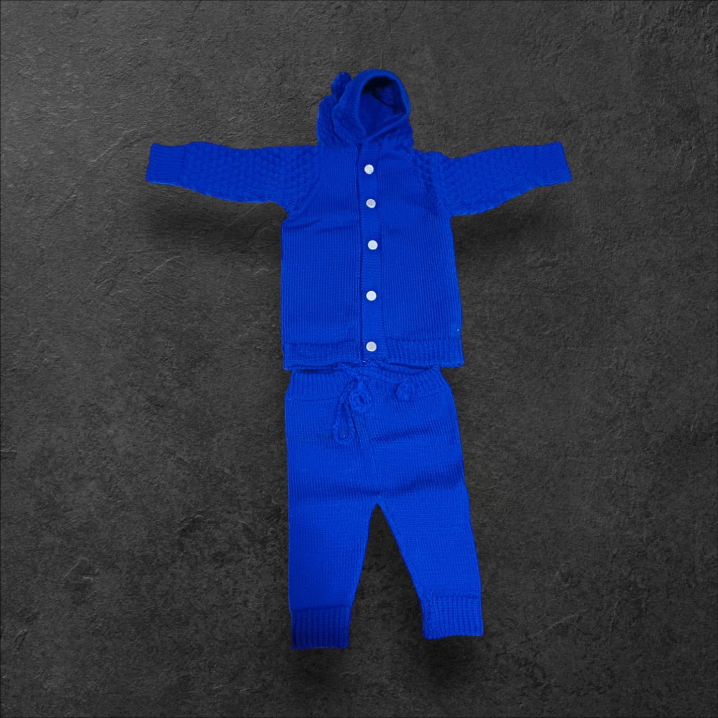Woolen Sweater Hooded Pair For Newborns & Infants