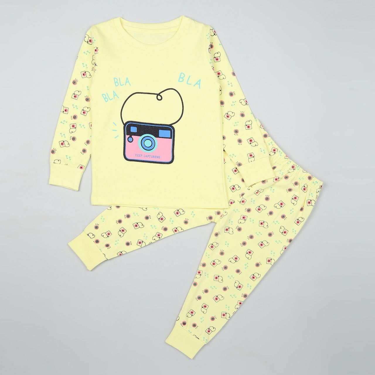 Baby Cotton Blend Outfits Soft & Comfortable Pajamas Set for Kids