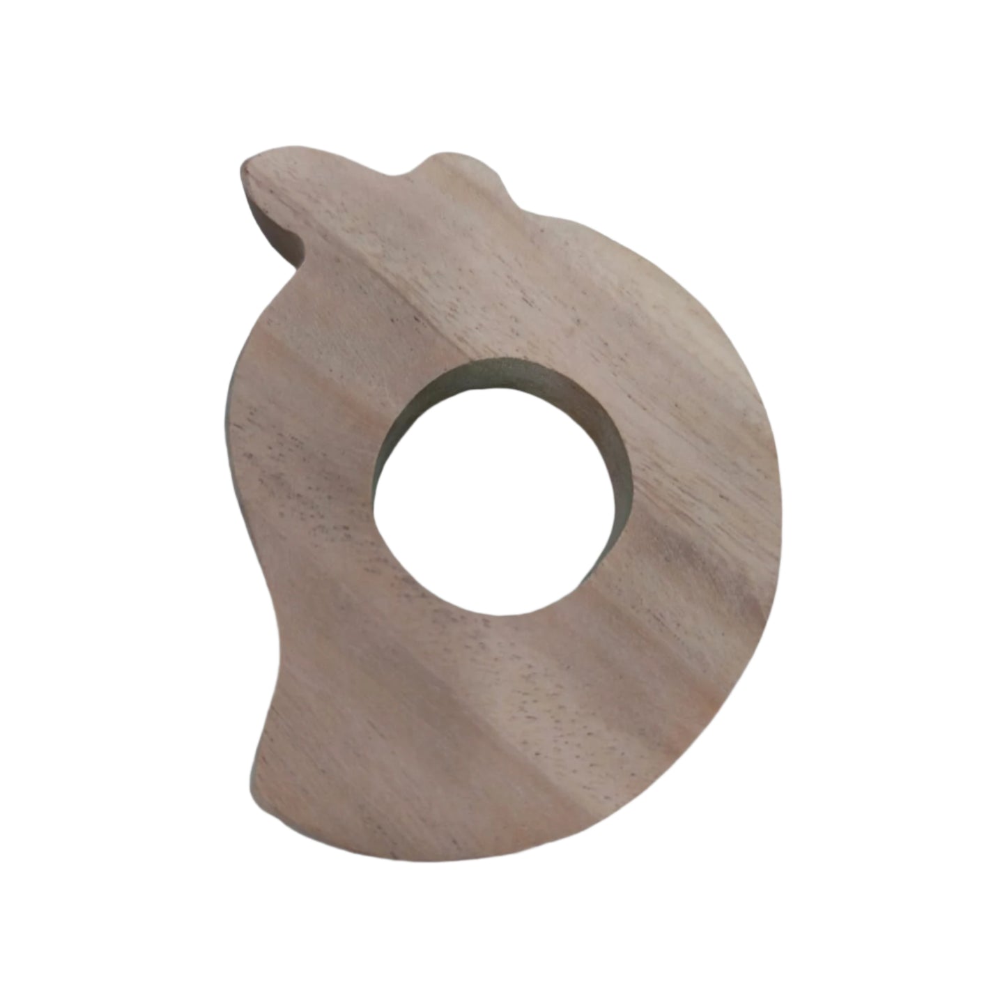 Mango Wooden Baby Teether - Eco-Friendly, BPA-Free & Safe for Infants.