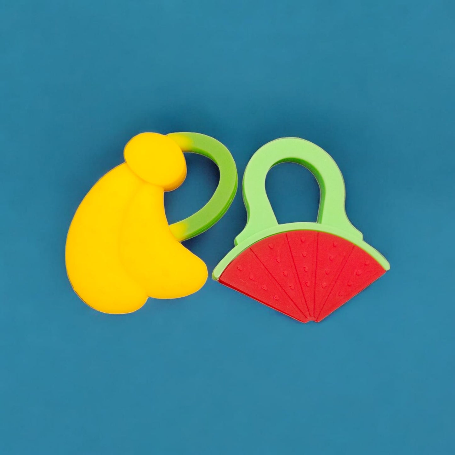 Silicone Teethers Banana Watermelon
