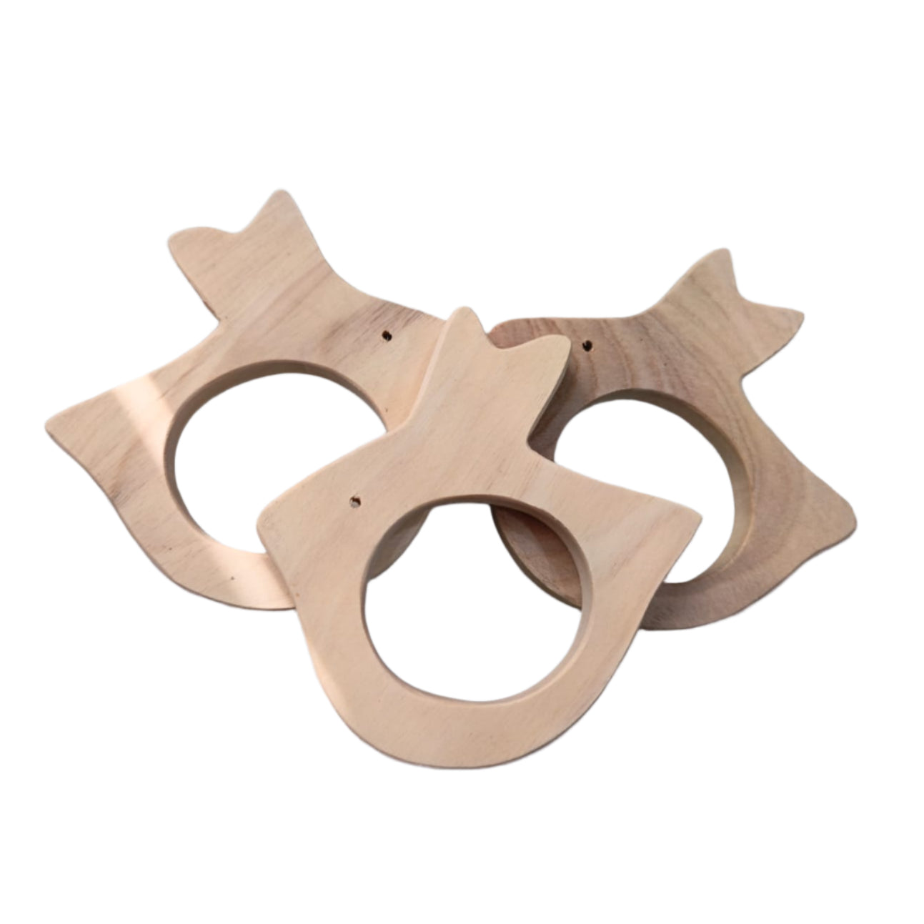 Wooden Bunny Baby Teether – Eco-Friendly, BPA-Free & Safe for Infants