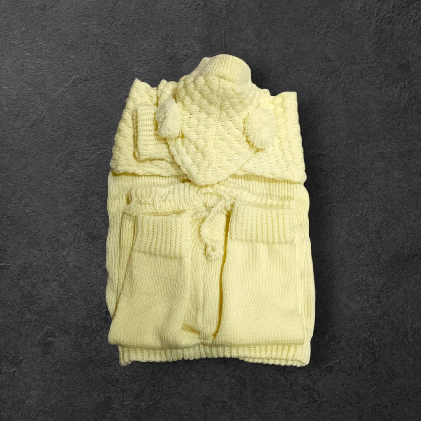 Woolen Sweater Hooded Pair For Newborns & Infants