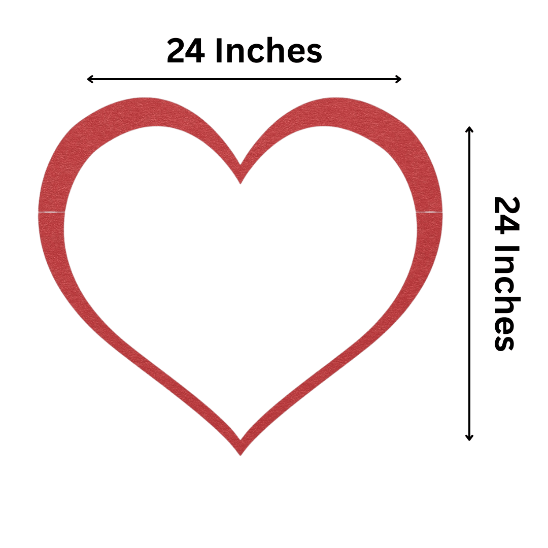 Personalized Heart Shape Acrylic Frame | Photo Gift for Couples, Anniversary, Birthday & Home Decor