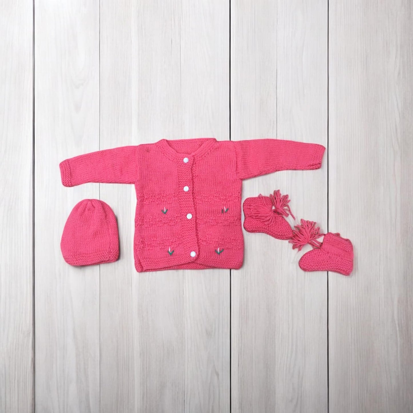 Woolen Sweaters Unisex Rich Look The Best For Baby (Set Of 3)