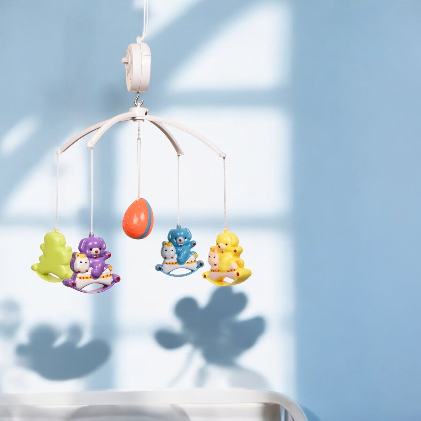 Baby Cot Mobile With Rattles for Newborns
