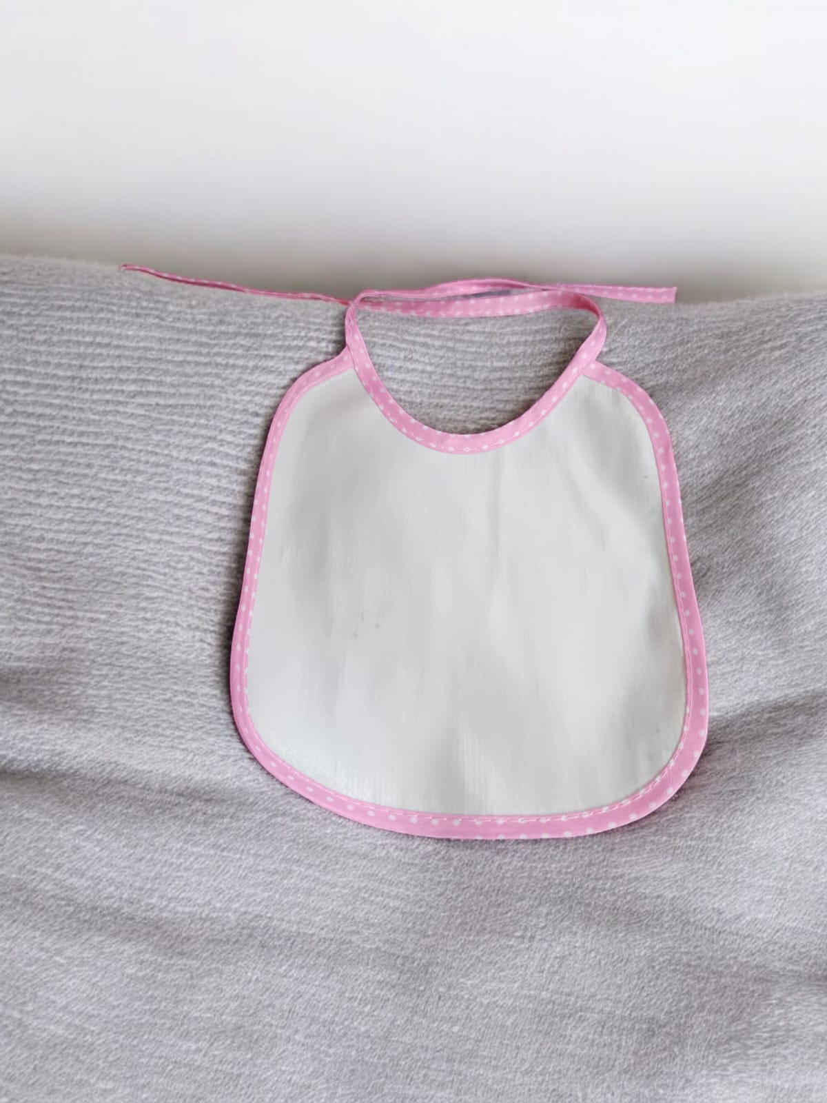 Cute Cartoon Baby Feeding Bib – Waterproof, Washable & Adjustable Bib for Infants & Toddlers (Sky Blue and pink)