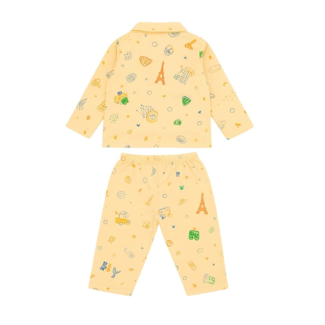 Kids Cotton Night Suit Comfortable 2-Piece Pajama Set