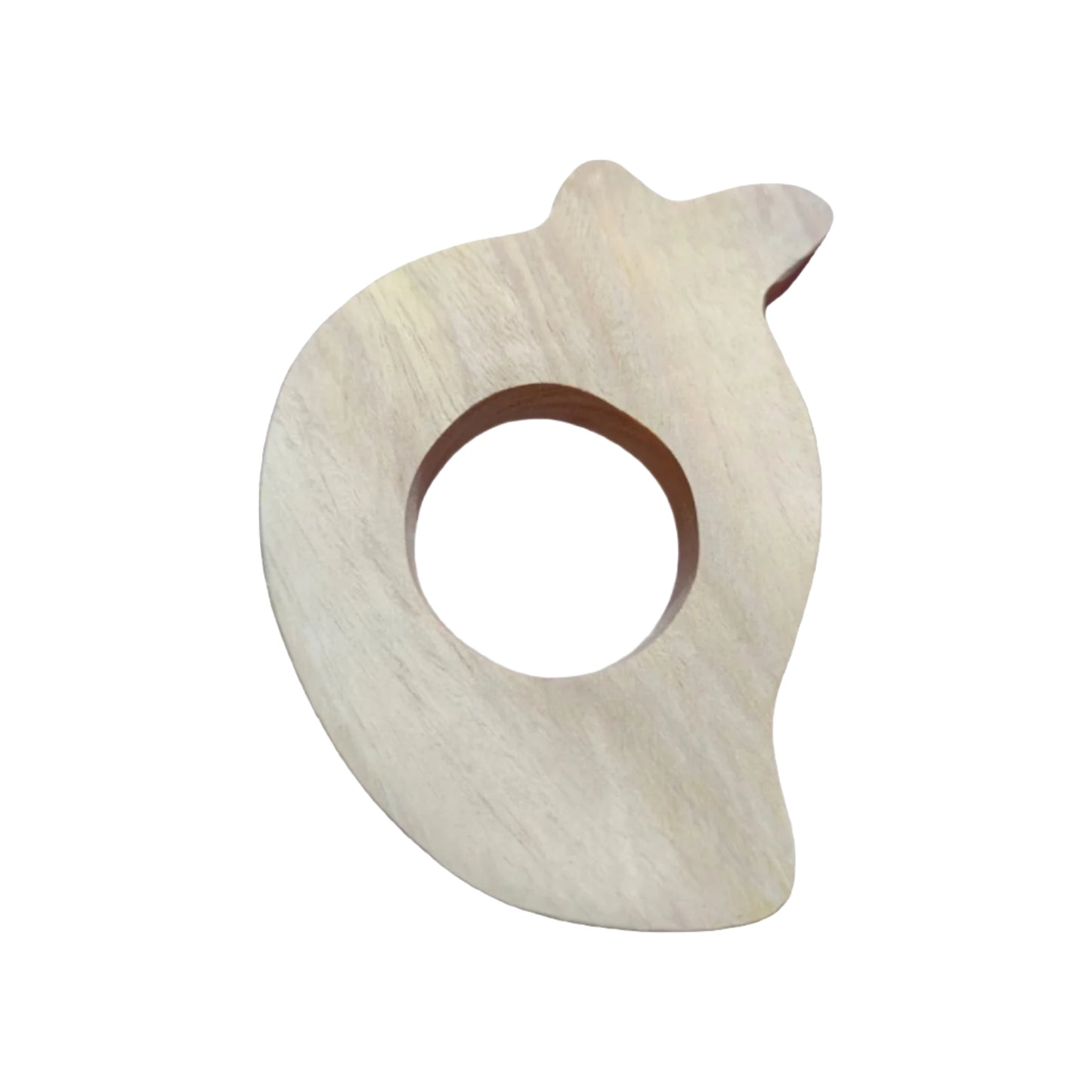 Mango Wooden Baby Teether - Eco-Friendly, BPA-Free & Safe for Infants.