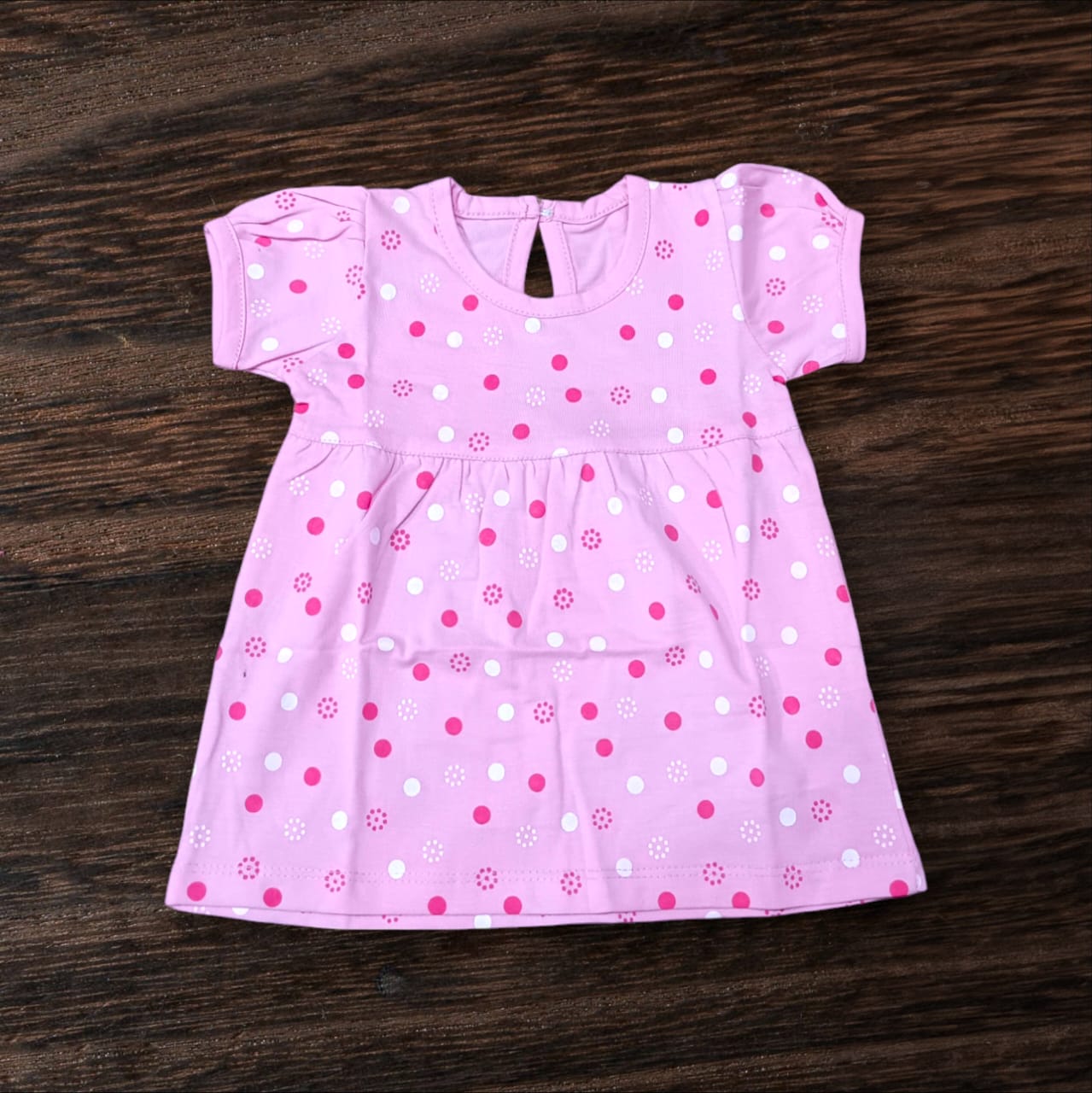 Polka Dot Frock For Girls