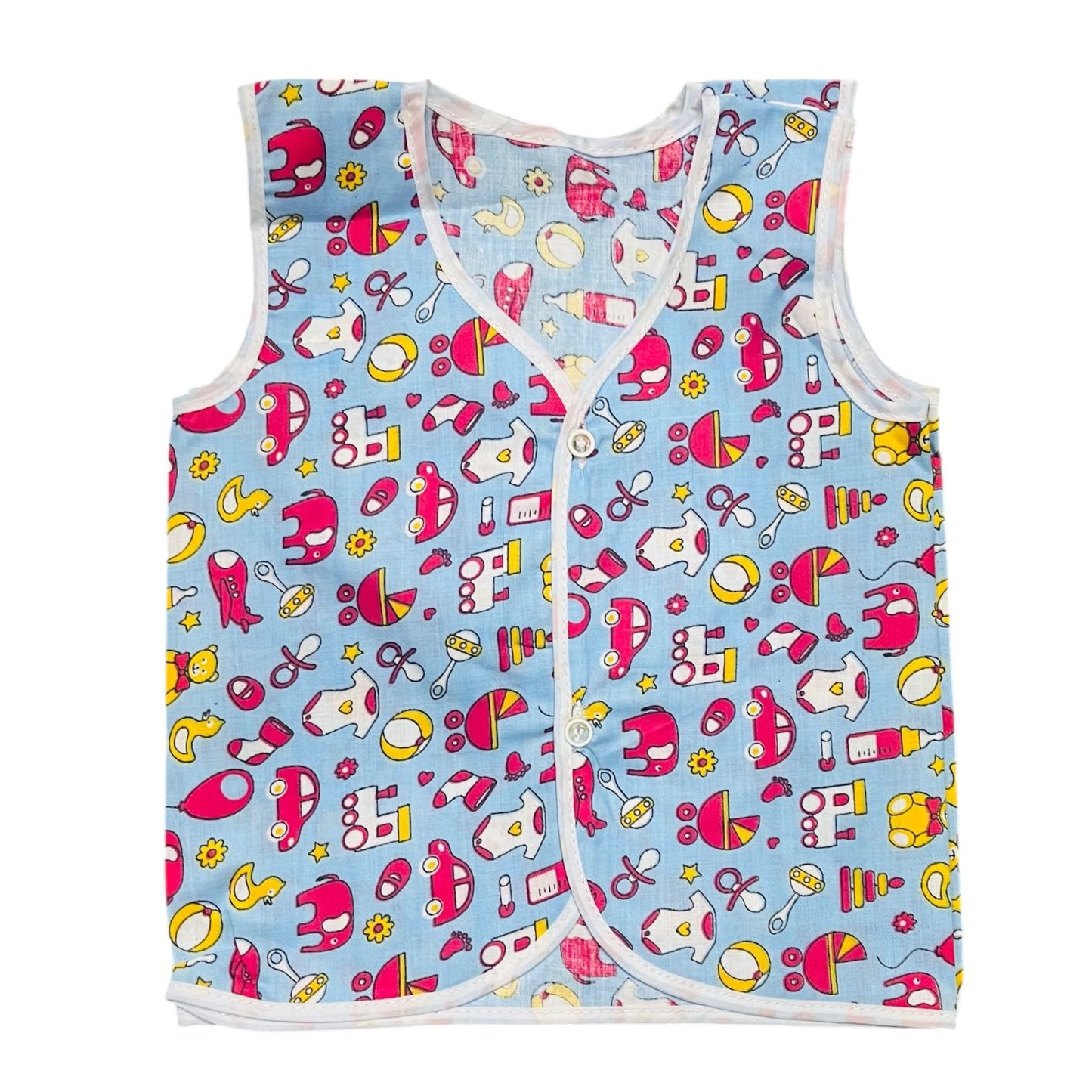 Baby Cotton Vest, Cap & Langot Set | Newborn Baby Clothes