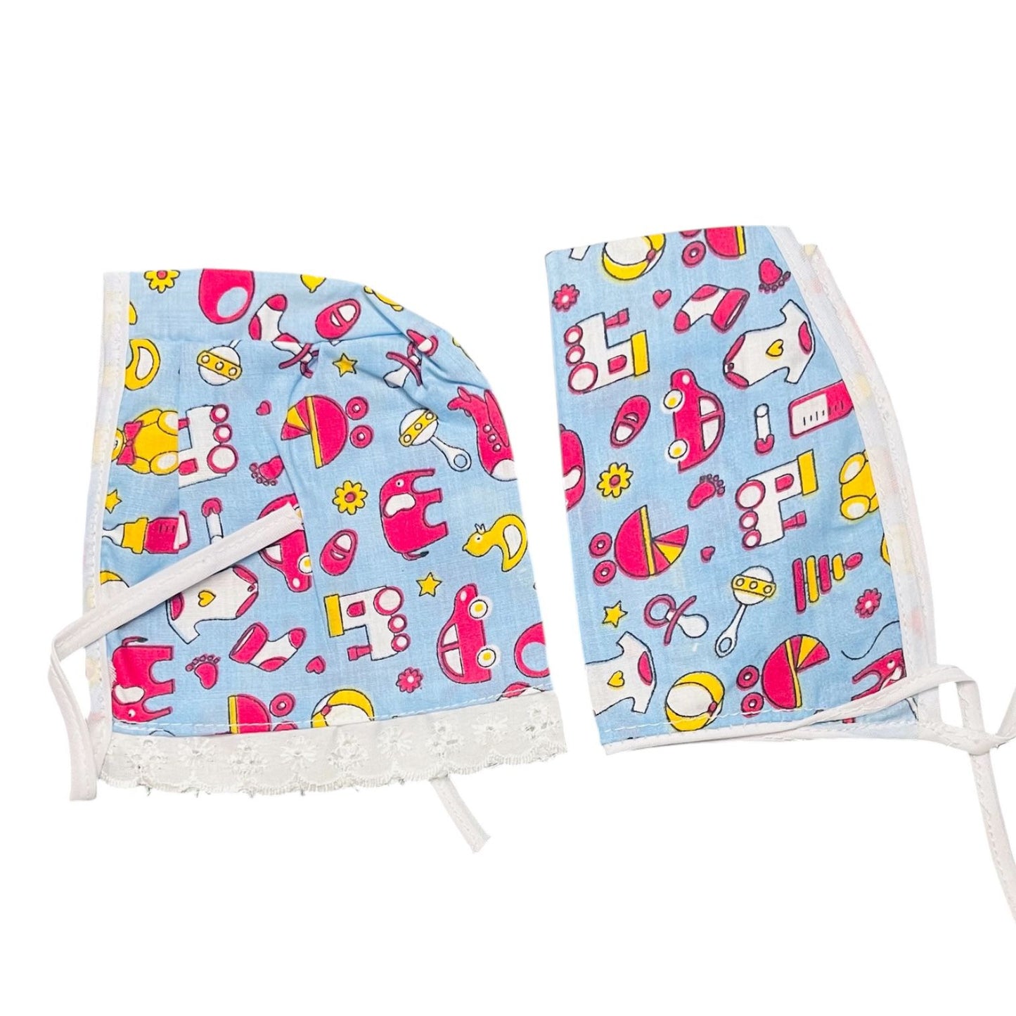 Baby Cotton Vest, Cap & Langot Set | Newborn Baby Clothes