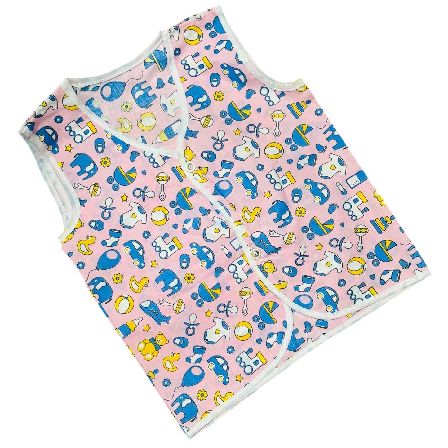 Baby Cotton Vest, Cap & Langot Set | Newborn Baby Clothes