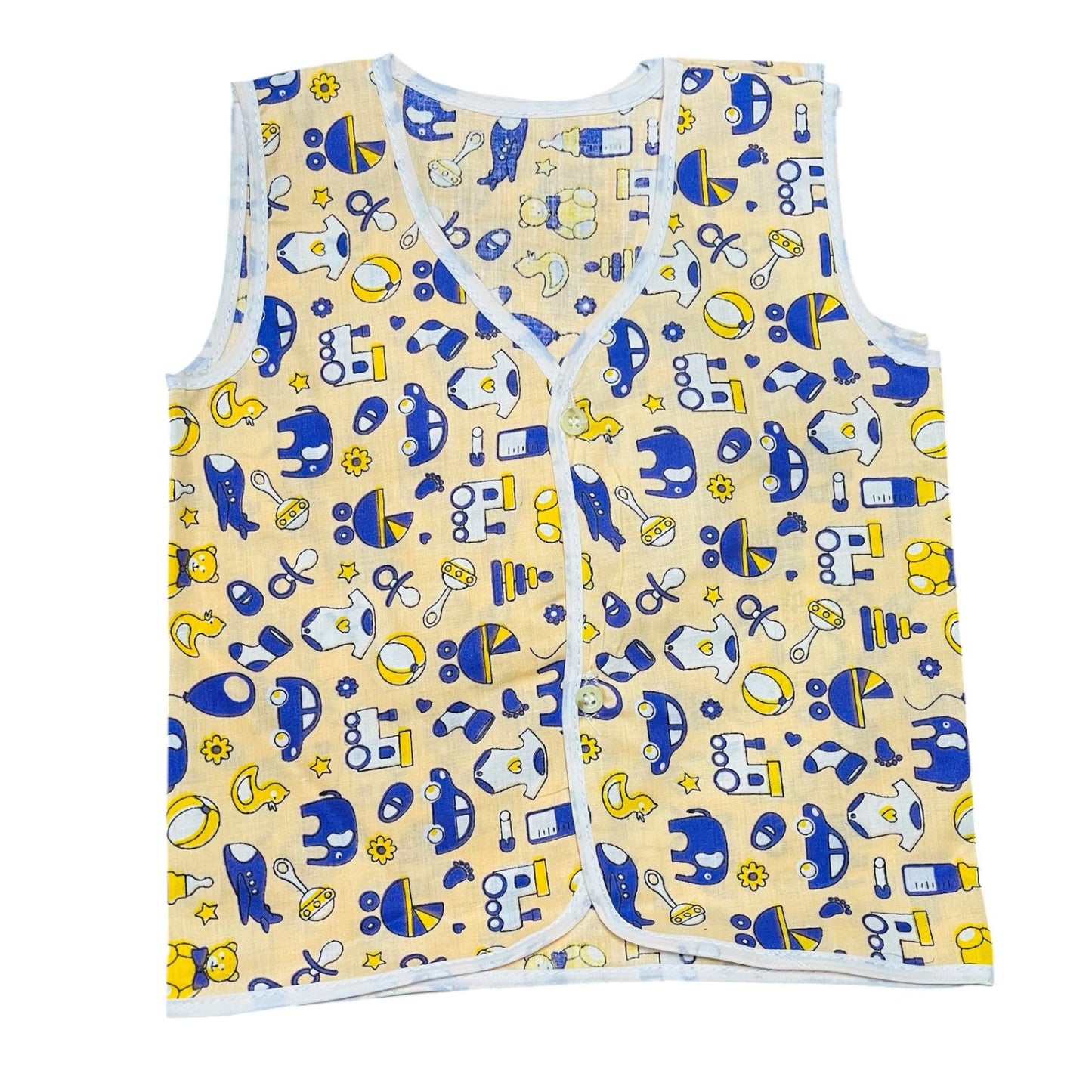 Baby Cotton Vest, Cap & Langot Set | Newborn Baby Clothes