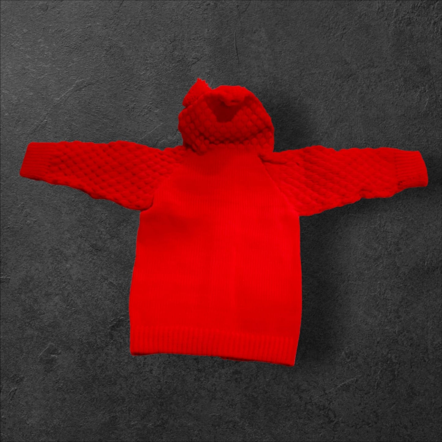 Woolen Sweater Hooded Pair For Newborns & Infants
