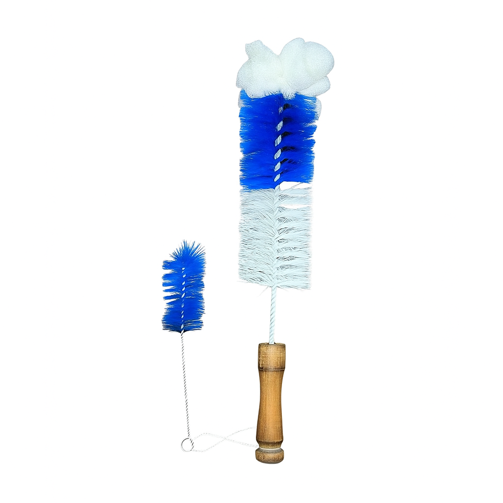 Bottle Cleaning Brush Set – 2 Brushes (Long & Small)