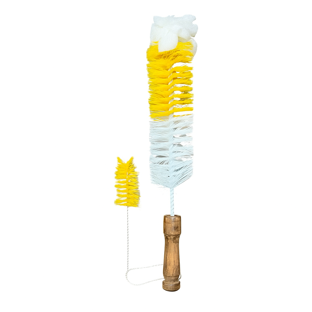 Bottle Cleaning Brush Set – 2 Brushes (Long & Small)