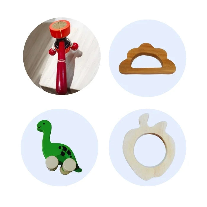 First Play Wooden Kit Eco-Friendly (Safe, Non-Toxic Toy for Newborns)