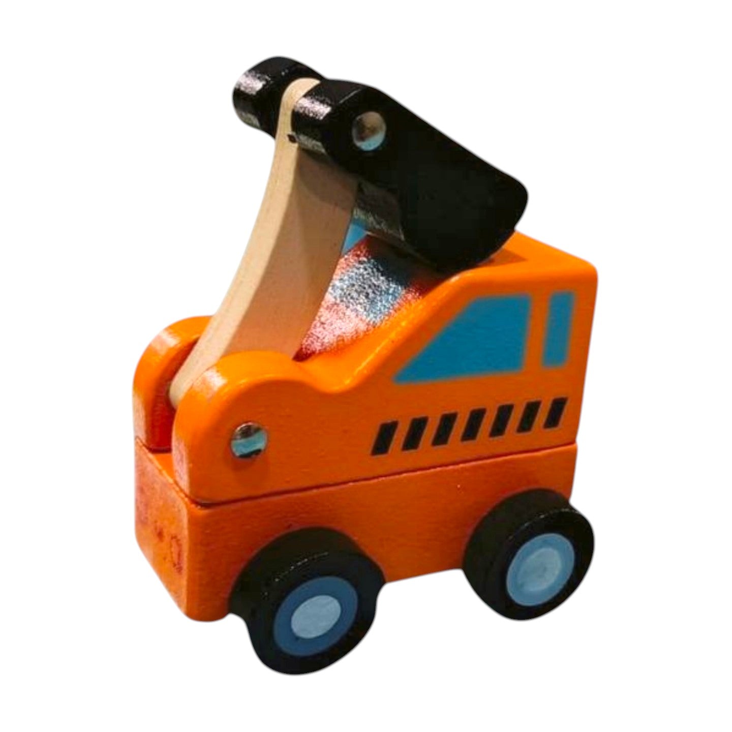 Wooden Toy Vehicles Set of 6 | Montessori Pretend Play