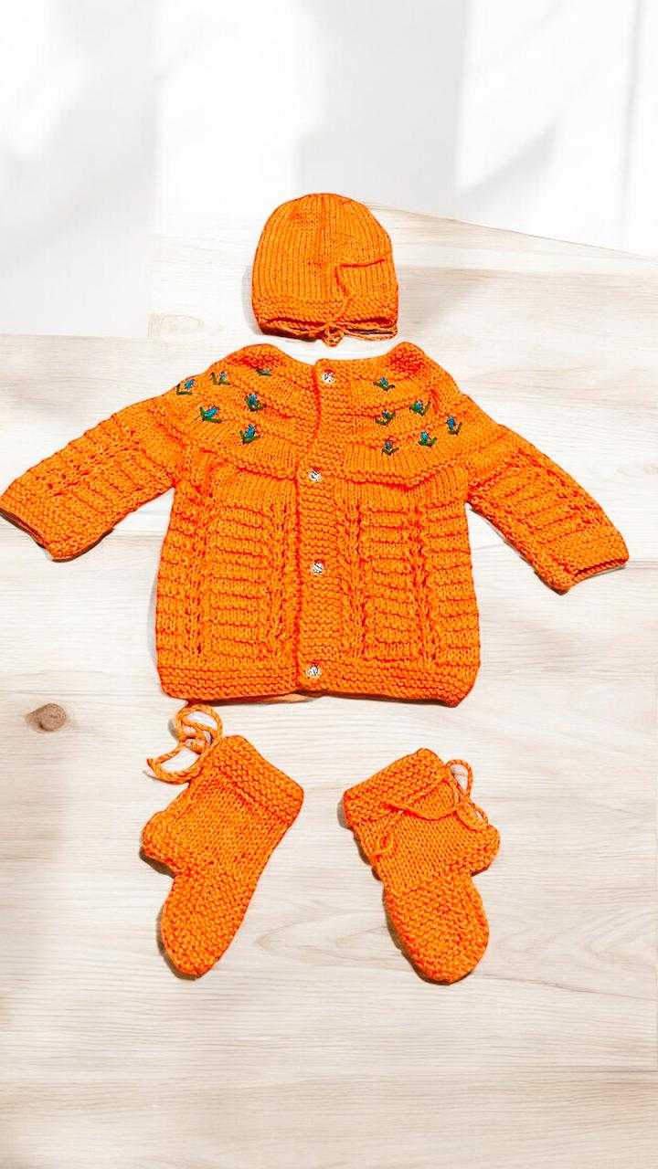 Woolen Sweaters For Newborns (Set Of 3)