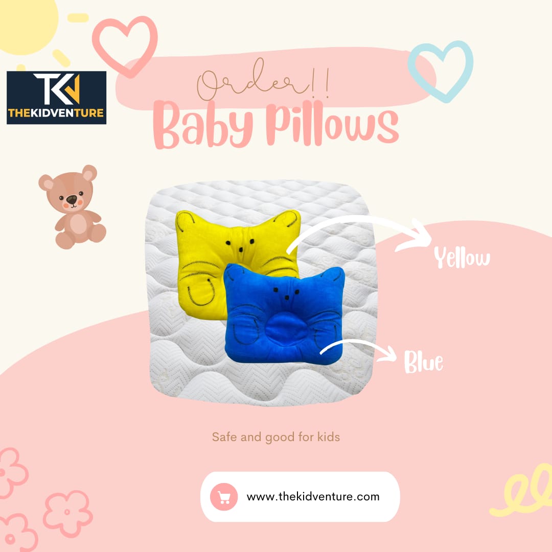 Blue Cat Face Cushion, 25 X 20 Cm