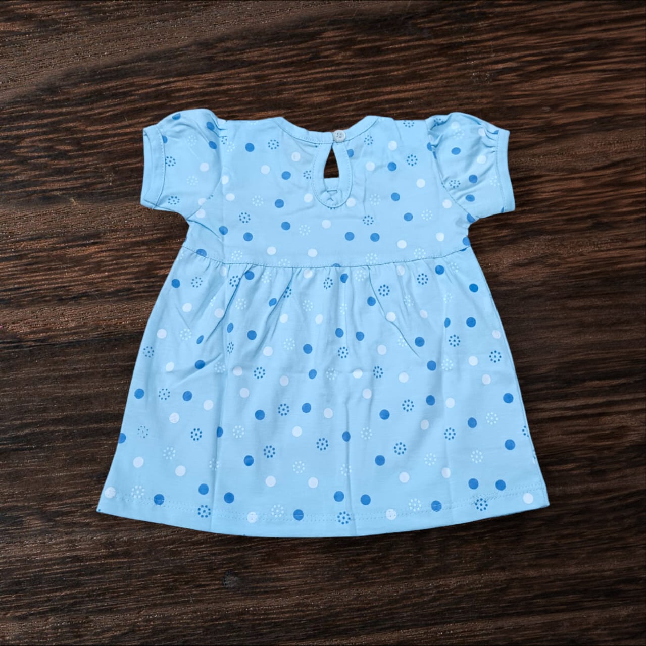 Polka Dot Frock For Girls