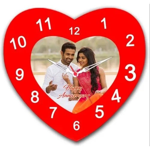 Customized Wall Clock with Photo | Decorative Wall Clock Custom Photo Gift