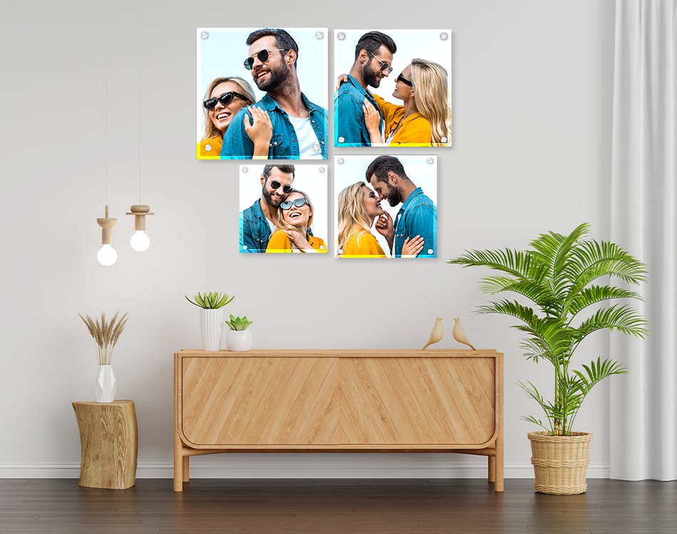 Personalized Acrylic Photo Frame |Photo Gift for Couples, Anniversary, Birthday & Home Decor