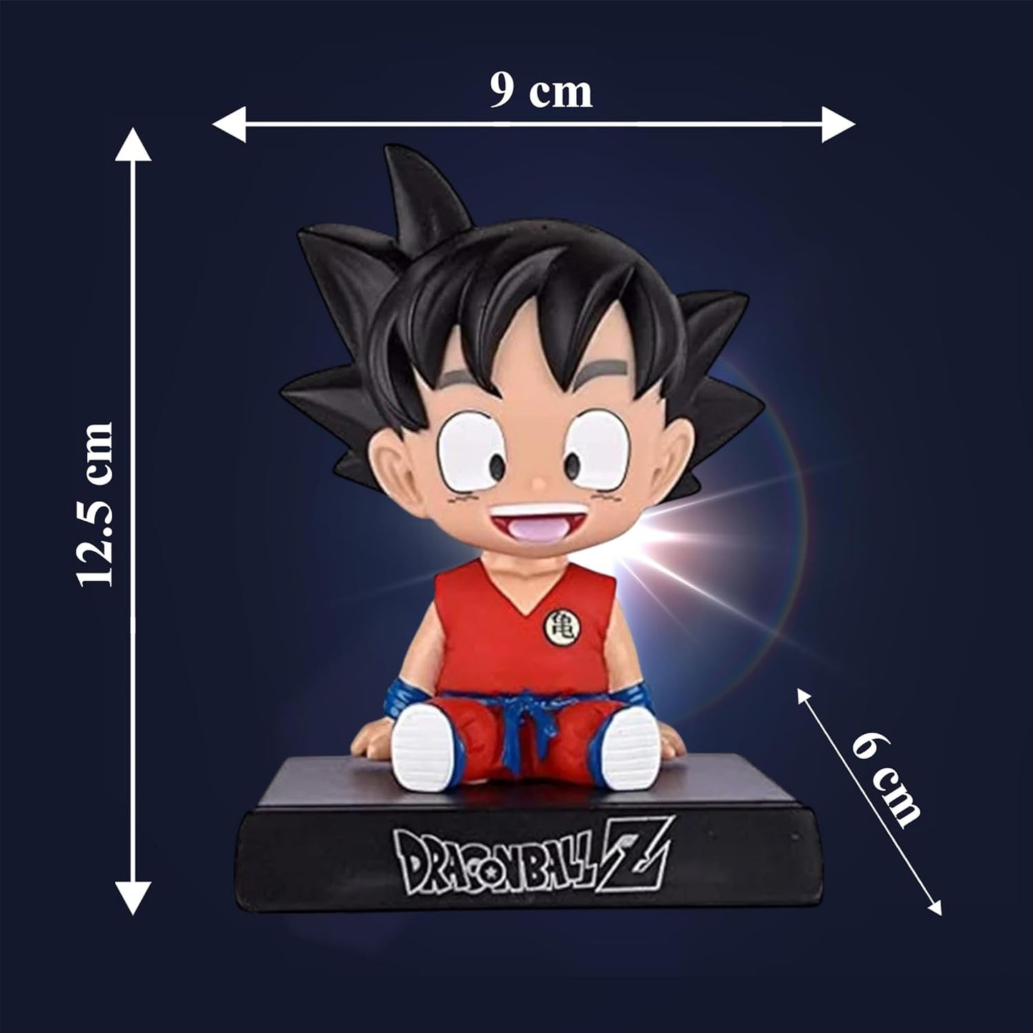 Cute Dragon Ball Z Goku Mini Action Figure Toy | Collectible Anime Character for Kids & Fans
