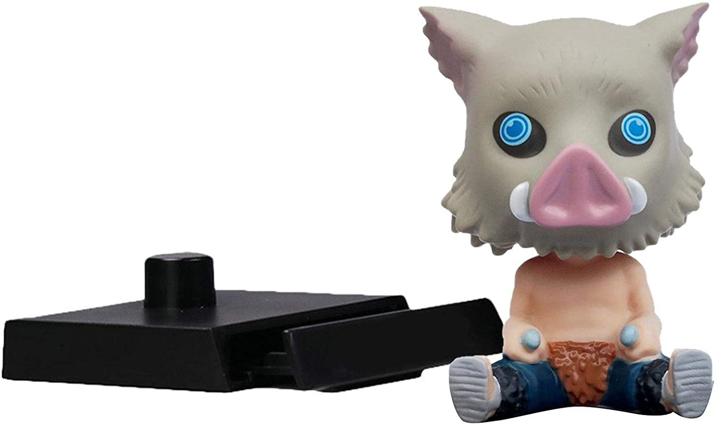 Cute Demon Slayer Inosuke Mini Action Figure Toy | Collectible Anime Character for Kids & Fans
