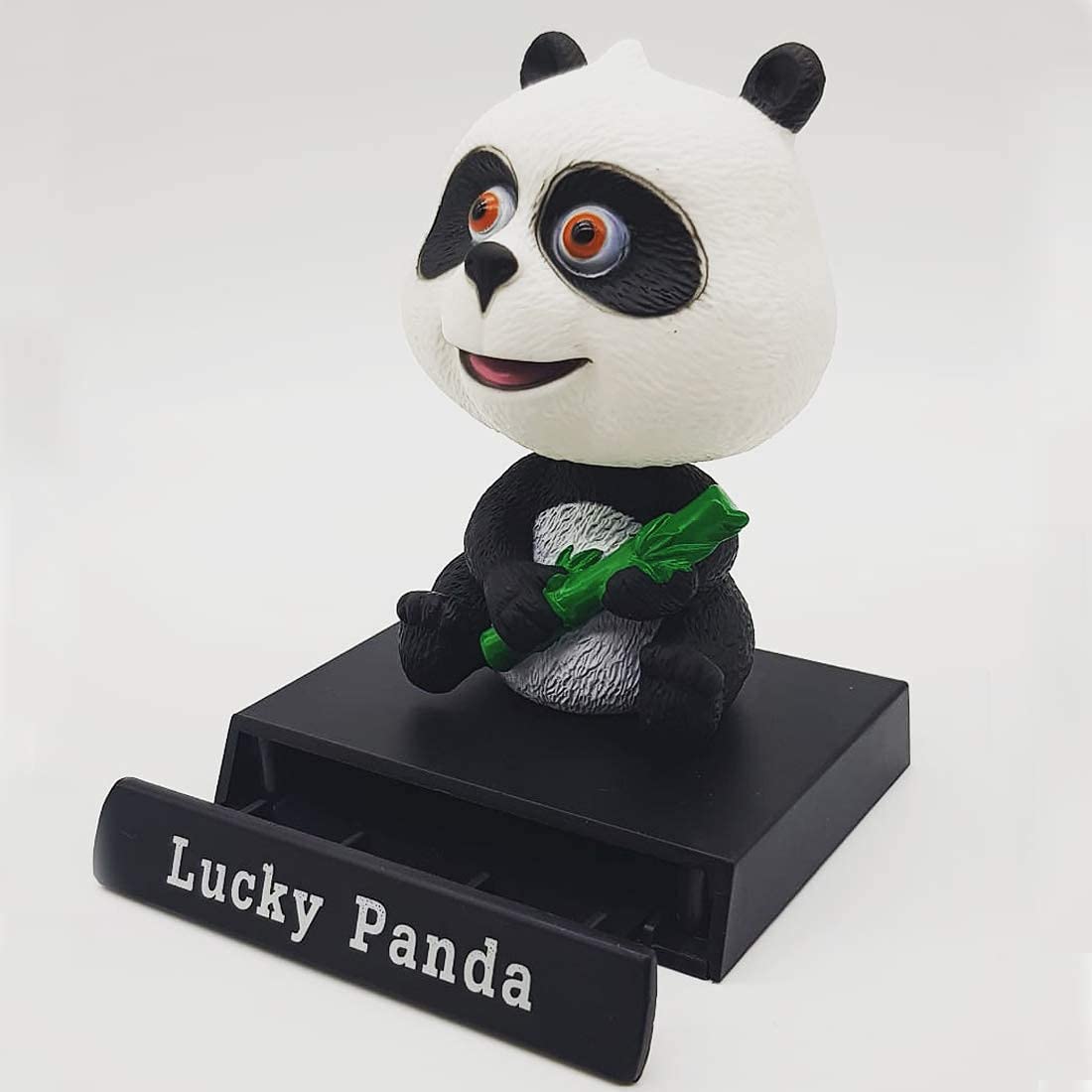 Lucky Panda Mini Action Figure | Cute Panda Collectible Toy for Home, Office, and Car Dashboard