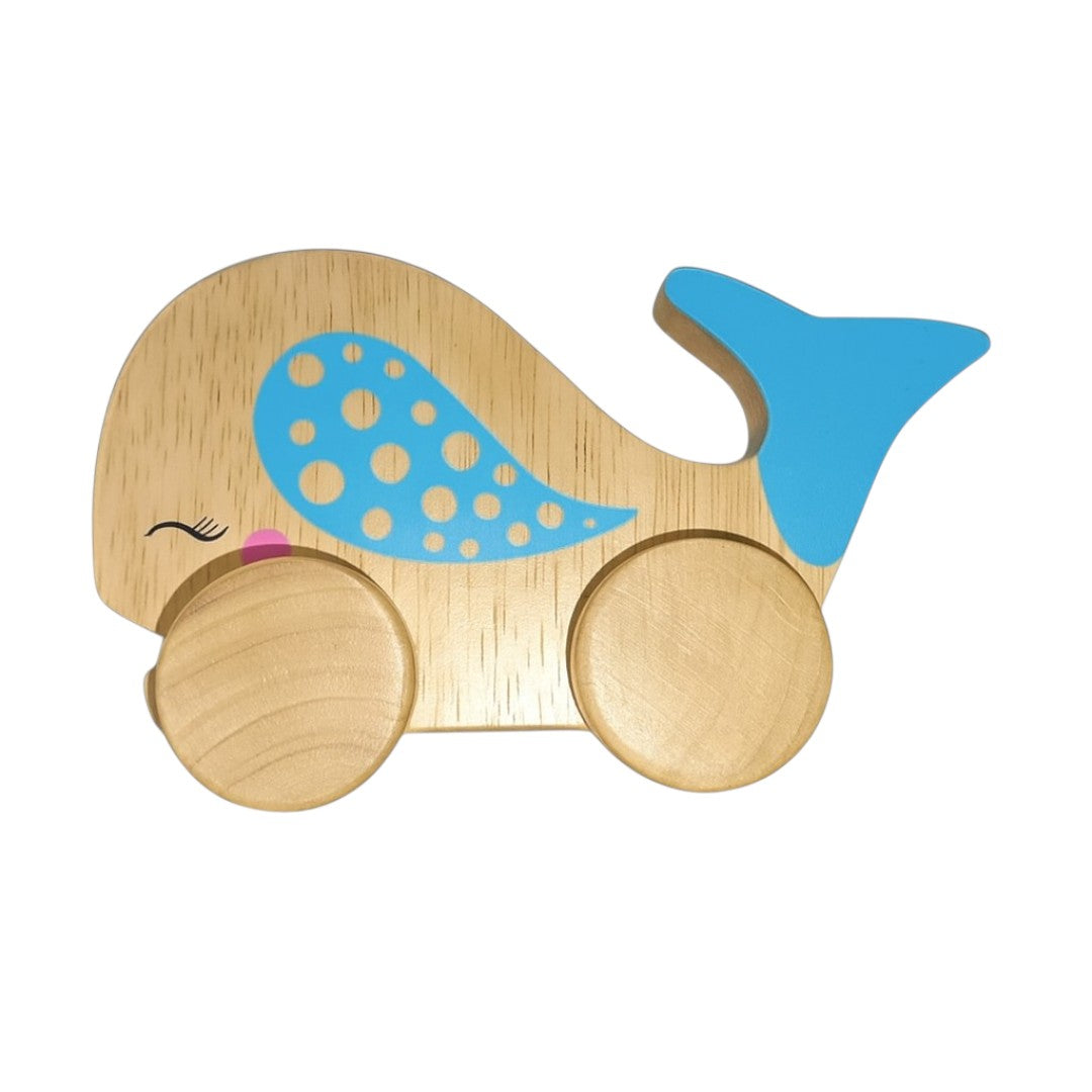 Wooden Toy Combo (Dog, Fish, Educational Clock)
