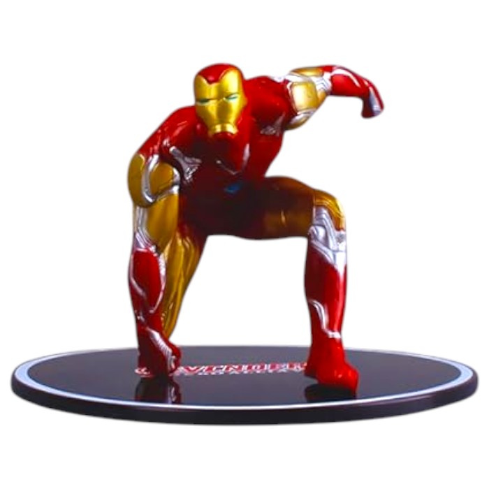 Iron Man Action Figure | Superhero Collectible Toy for Kids & Fans | Car Dashboard & Home Decor Gift