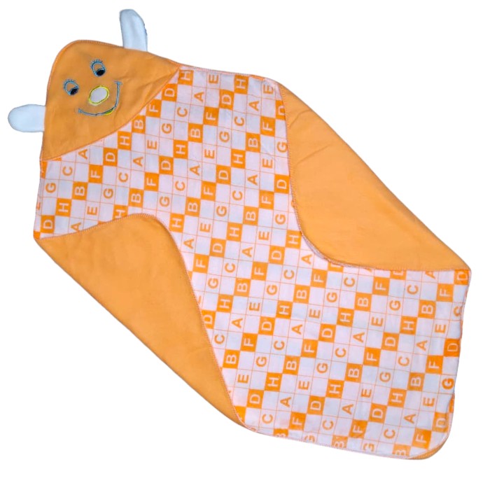 Soft Cotton Swaddle Wrap for Newborn & Infant | Premium Blanket ABCD Print 0 Months & Above | New Parent Essentials