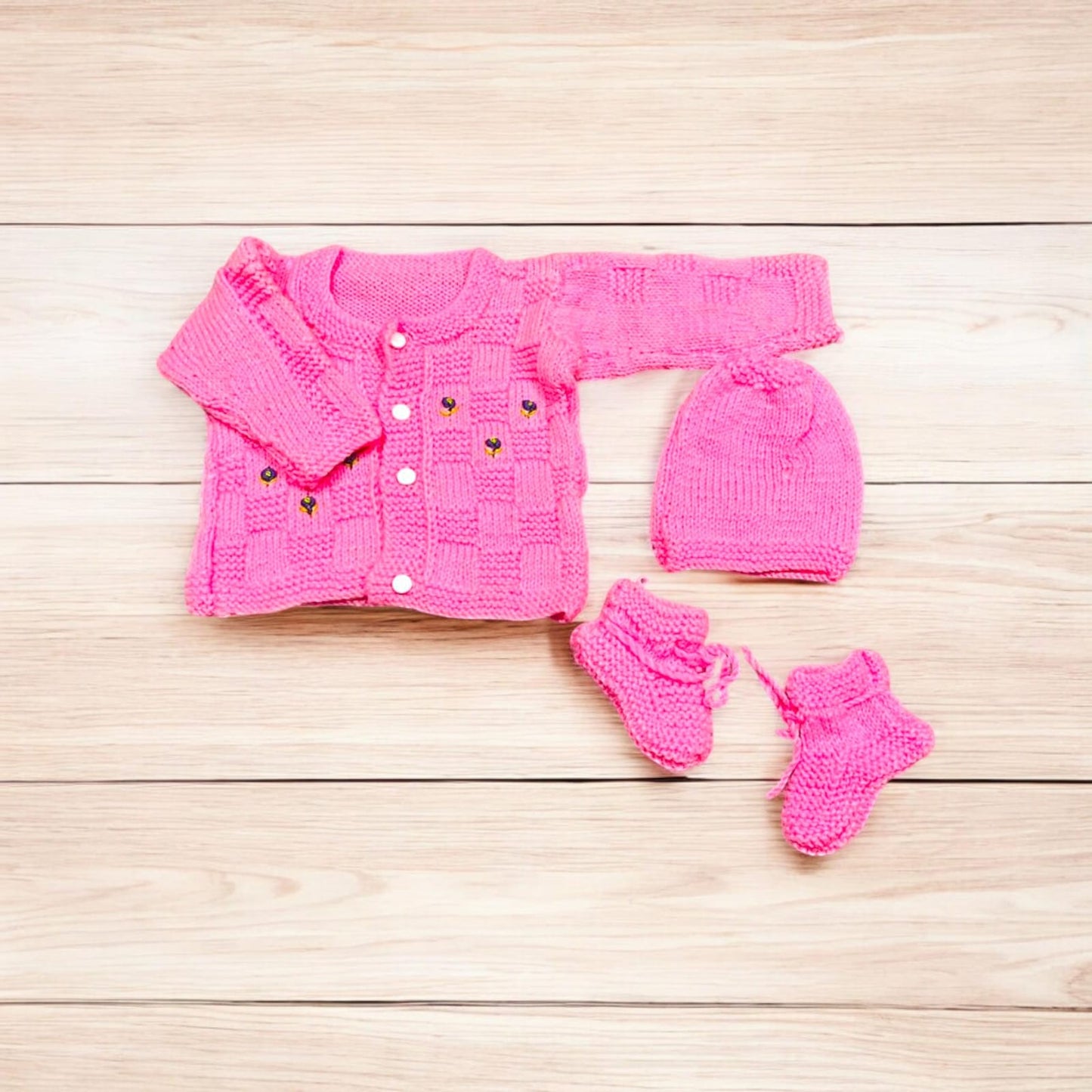 Woolen Sweaters Unisex Rich Look The Best For Baby (Set Of 3)