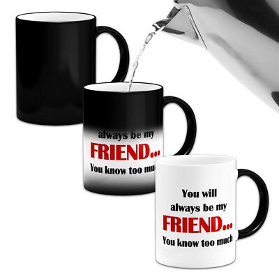 Personalized Magic Mug | Temperature Color Changing Coffee Mug Gift
