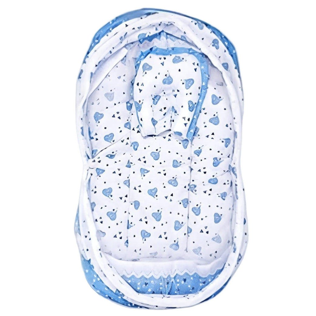 Breathable Cotton Baby Nest Bed | Portable and Safe For Newborn Lightweight & Travel Friendly