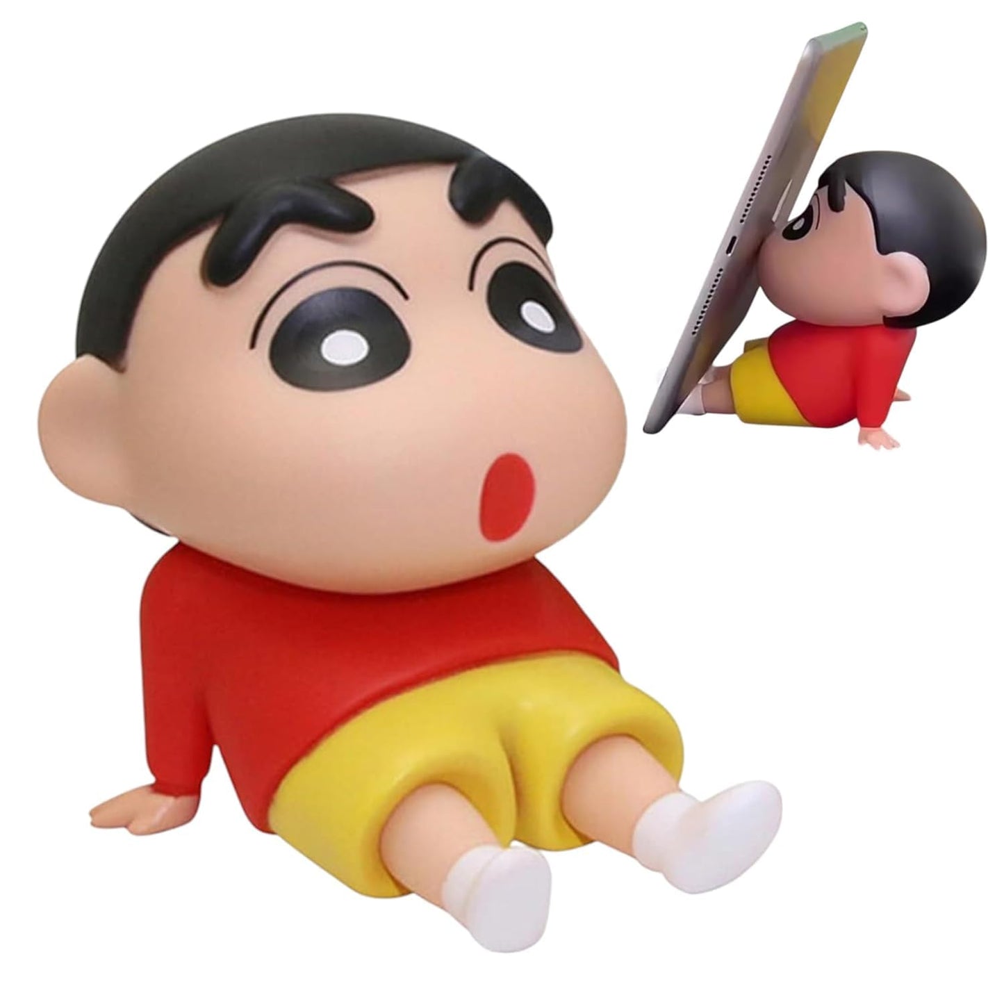 Shinchan Collectible Toy & Mobile Holder | Cute Cartoon Character Desk & Car Decor