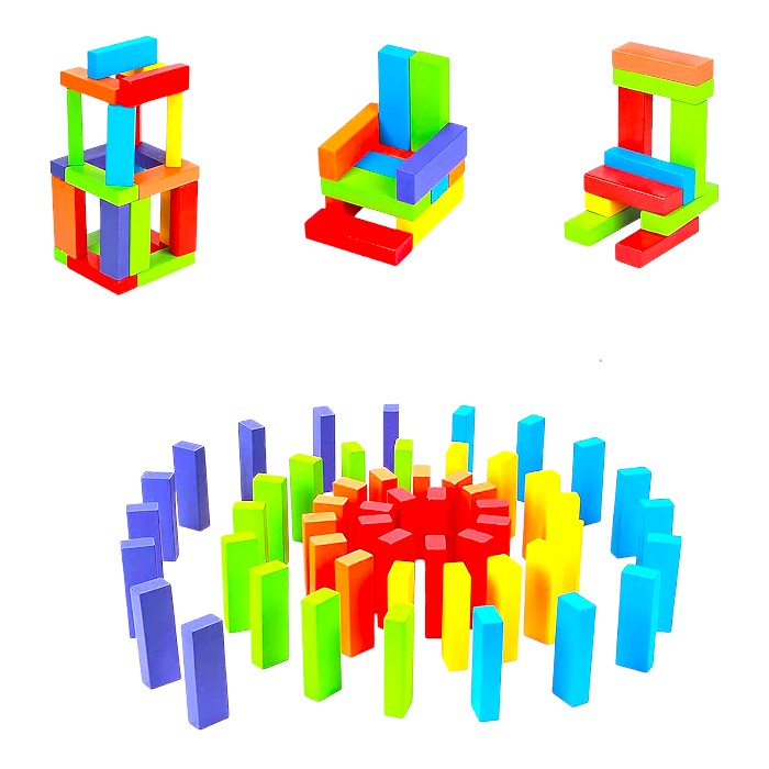 Colorful Tumbling Tower Block Game | Fun Stacking Toy for Kids & Adults | Perfect Gift for Boys & Girls