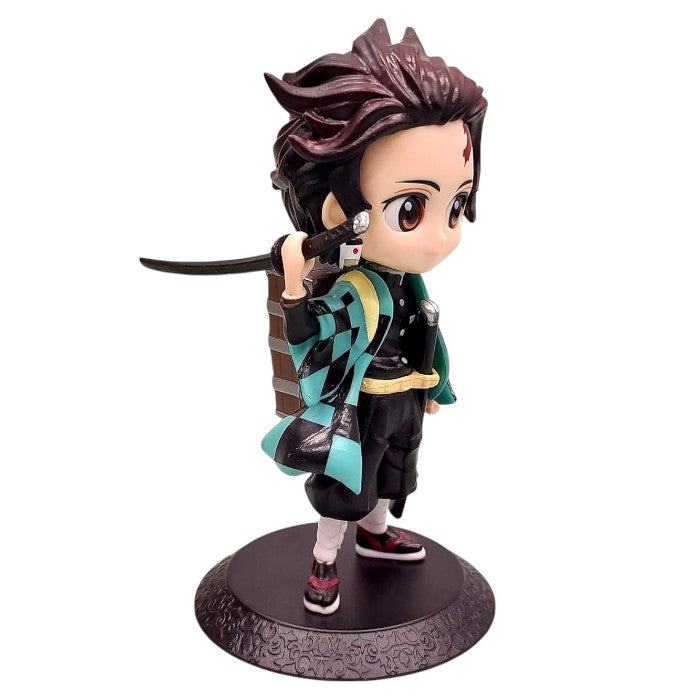 Tanjiro Action Figure | Demon Slayer Anime Collectible Toy | Stylish Desk & Car Dashboard Decor Gift for Kids & Fans